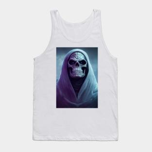 Angel of death , Skeleton Necromancer with robe Tank Top